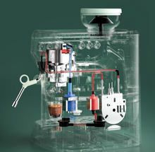 Load image into Gallery viewer, AC-517ED Coffee Machine Italian Household Instant Grinder Small Full Semi-automatic