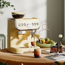 Load image into Gallery viewer, AC-517ED Coffee Machine Italian Household Instant Grinder Small Full Semi-automatic