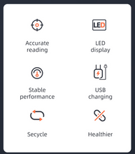 Load image into Gallery viewer, New Portable Non-contact Alcohol Tester Breathalyzer Rechargeable With LED