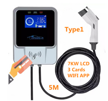 Load image into Gallery viewer, EV Charging Station - Electric Vehicle Car Charger + App Wifi Cards (Many Options)