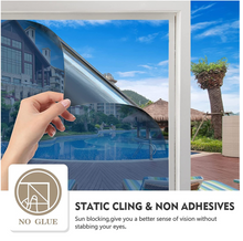 Load image into Gallery viewer, Top Quality - One Way Mirror Window Film Tint - Many Colours & Sizes 100cm