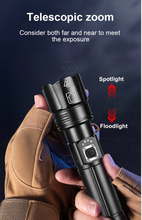 Load image into Gallery viewer, Powerful LED Flashlight 500W Recharageable
