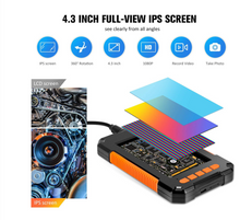 Load image into Gallery viewer, Industrial Endoscope Camera 1080P 4.3 Inch IPS Single or Dual Lens