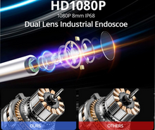 Load image into Gallery viewer, Industrial Endoscope Camera 1080P 4.3 Inch IPS Single or Dual Lens
