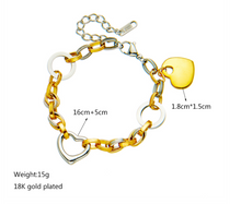 Load image into Gallery viewer, Women's Gold Bracelet 18K