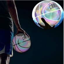 Load image into Gallery viewer, Luminous Basketball Ball Size 7 Reflective Holographic Light Up