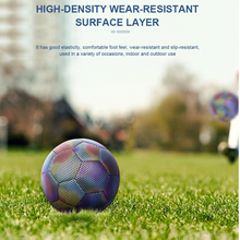 Load image into Gallery viewer, Reflective Soccer Ball Luminous Night Glow