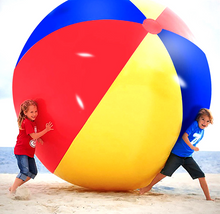Load image into Gallery viewer, 100cm Giant Inflatable Pool Beach Thickened PVC Sport Ball Football Soccer Outdoor