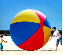 Load image into Gallery viewer, 100cm Giant Inflatable Pool Beach Thickened PVC Sport Ball Football Soccer Outdoor