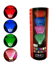 Load image into Gallery viewer, 4 Piece Set - Badminton Shuttlecocks High Speed LED