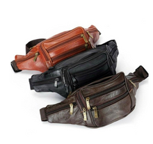 Load image into Gallery viewer, Waist/Belt Bag - Leather Multifunction Waterproof
