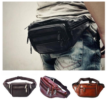 Load image into Gallery viewer, Waist/Belt Bag - Leather Multifunction Waterproof