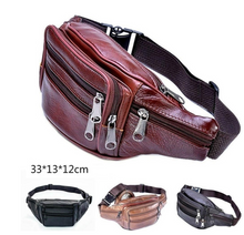 Load image into Gallery viewer, Waist/Belt Bag - Leather Multifunction Waterproof