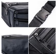 Load image into Gallery viewer, Waist/Belt Bag - Leather Multifunction Waterproof