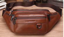 Load image into Gallery viewer, Legend Gold Class Waist/Belt Bag - Leather Multifunction Waterproof