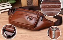 Load image into Gallery viewer, Legend Gold Class Waist/Belt Bag - Leather Multifunction Waterproof