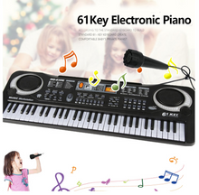 Load image into Gallery viewer, Kids Electronic Piano Keyboard Portable 61 Keys Organ with Microphone