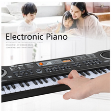 Load image into Gallery viewer, Kids Electronic Piano Keyboard Portable 61 Keys Organ with Microphone