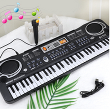 Load image into Gallery viewer, Kids Electronic Piano Keyboard Portable 61 Keys Organ with Microphone