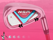 Load image into Gallery viewer, Junior Golf Clubs Set - Right Handed Stainless Steel Beginners Full Set with Bag