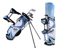 Load image into Gallery viewer, Junior Golf Clubs Set - Left Handed Stainless Steel Beginners Full Set with Bag
