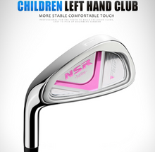 Load image into Gallery viewer, Junior Golf Clubs Set - Left Handed Stainless Steel Beginners Full Set with Bag