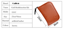 Load image into Gallery viewer, Golf Multifunction Bag Faux Leather Set