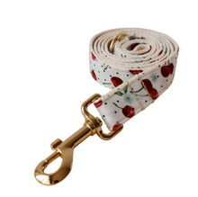 Load image into Gallery viewer, Luxury Pet Leash Engraved Name ID Tag + Collar + Bow - Free Engraving Personalise (all Sizes)