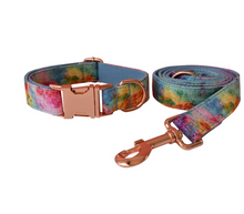 Load image into Gallery viewer, Luxury Pet Leash Engraved Name ID Tag + Collar + Bow - Free Engraving Personalise (all Sizes)