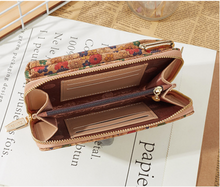 Load image into Gallery viewer, "Arna Lisa" Collection - Designer Vintage Dutch Woodgrain Shoulder Purse Phone Bag + Chain