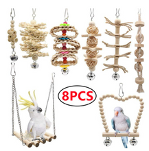 Load image into Gallery viewer, Birds Toys 8 Pieces Interactive Play