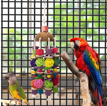 Load image into Gallery viewer, Bird Chew Toys Natural Wood Interactive