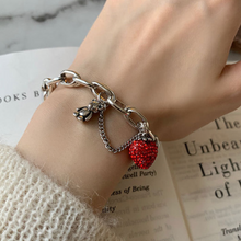 Load image into Gallery viewer, Strawberry Silver Bracelet - 3 Styles