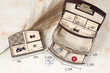 Load image into Gallery viewer, Nordic Wooden Designer Jewellery Box Organiser