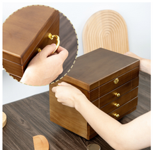 Load image into Gallery viewer, Luxury Wooden Antique Jewellery Box - 3 Sizes