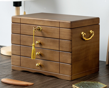 Load image into Gallery viewer, Luxury Wooden Antique Jewellery Box - 3 Sizes