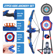 Load image into Gallery viewer, Children's Bow and Arrow Light-up Archery Set - Age 3 4 5 6 7 8 9 10 11 12 Years