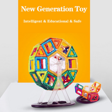 Load image into Gallery viewer, 184 Piece Mini Magnetic Designer Construction Block Set