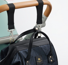 Load image into Gallery viewer, Designer Multifunction Diaper Baby Bag - Leather (4 Colours)