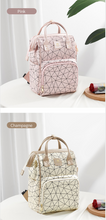 Load image into Gallery viewer, Designer Multifunction Diaper Baby Bag - Leather (4 Colours)