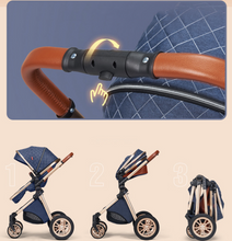 Load image into Gallery viewer, Luxury Baby Pram Car Seat 3 in 1 (9 Colours) Foldable