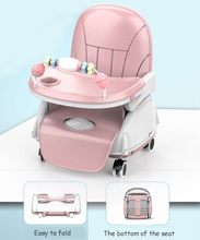 Load image into Gallery viewer, High Chair Adjustable Multi Functional (4 Colours) Wheels