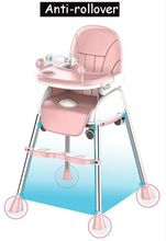 Load image into Gallery viewer, High Chair Adjustable Multi Functional (4 Colours) Wheels