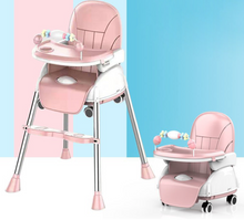 Load image into Gallery viewer, High Chair Adjustable Multi Functional (4 Colours) Wheels