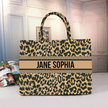 Load image into Gallery viewer, "Arna Lisa" Collection - Designer Tote Bag + Customised Name (Many Styles)