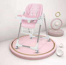 Load image into Gallery viewer, Designer Rose Gold High Chair