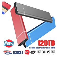 Load image into Gallery viewer, Original High Speed 64TB SSD Portable External Solid State Hard Drive USB 3.0 Mobile/Laptop