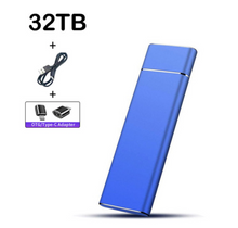 Load image into Gallery viewer, Original High Speed 32TB SSD Portable External Solid State Hard Drive USB 3.0 Mobile/Laptop
