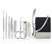 Load image into Gallery viewer, "Arna's" Royal Collection - German Manicure Pedicure Set - Stainless Steel Professional Travel Kit