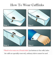 Load image into Gallery viewer, Designer Custom Designer Cufflinks for Men - Many Styles & Colours